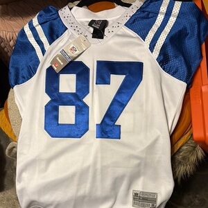 NFL Blue and White Jersey with Number 87